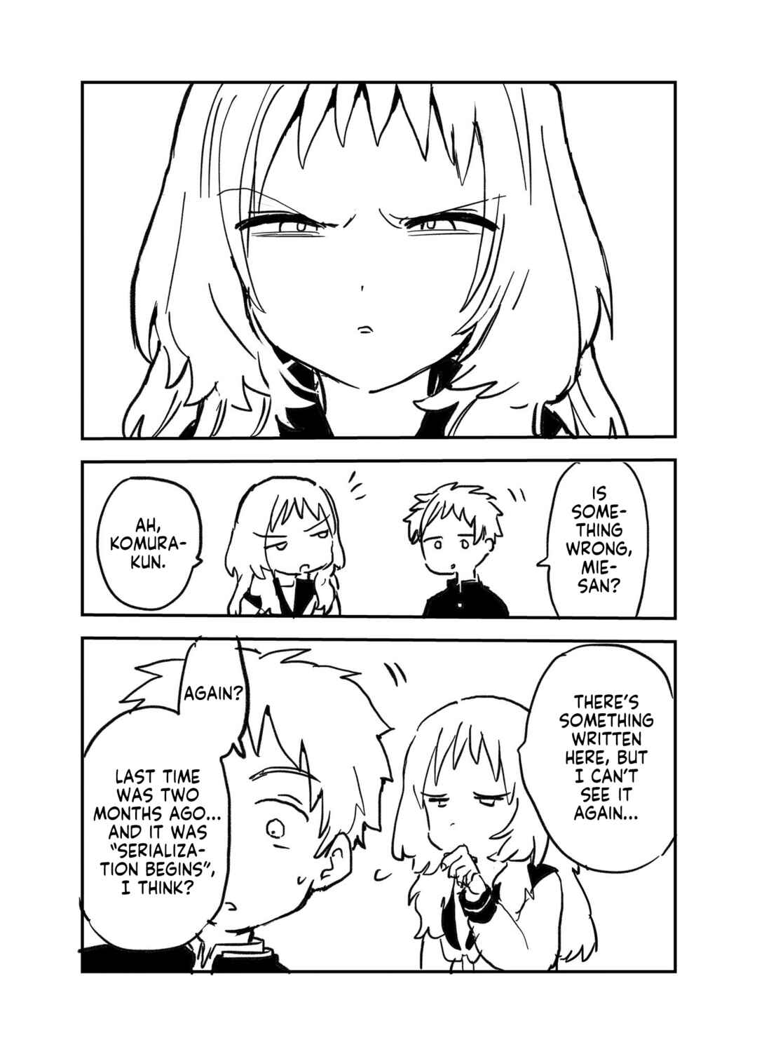 Page 1 Chapter 2 The Girl I Like Forgot Her Glasses - Twitter Side Stories