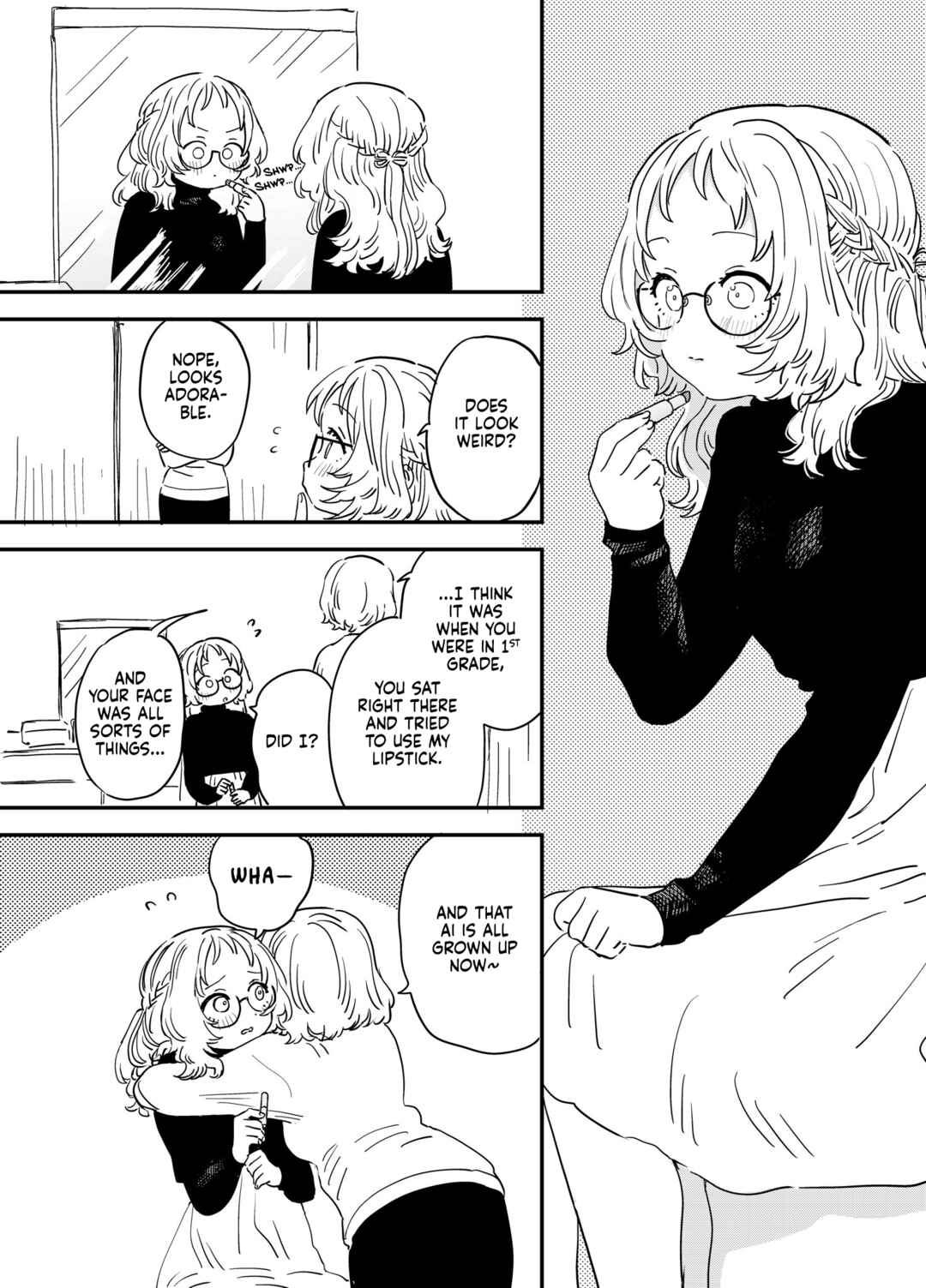 Page 1 Chapter 59 The Girl I Like Forgot Her Glasses - Twitter Side Stories