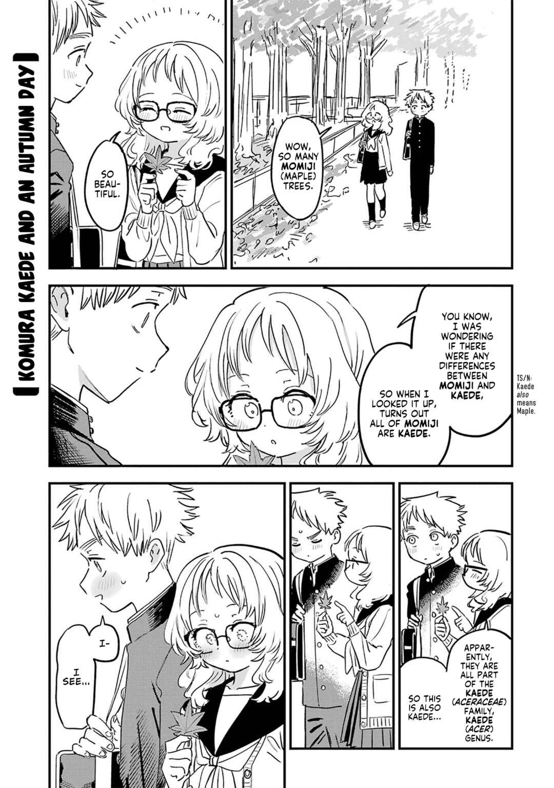 Page 1 Chapter 42 The Girl I Like Forgot Her Glasses - Twitter Side Stories