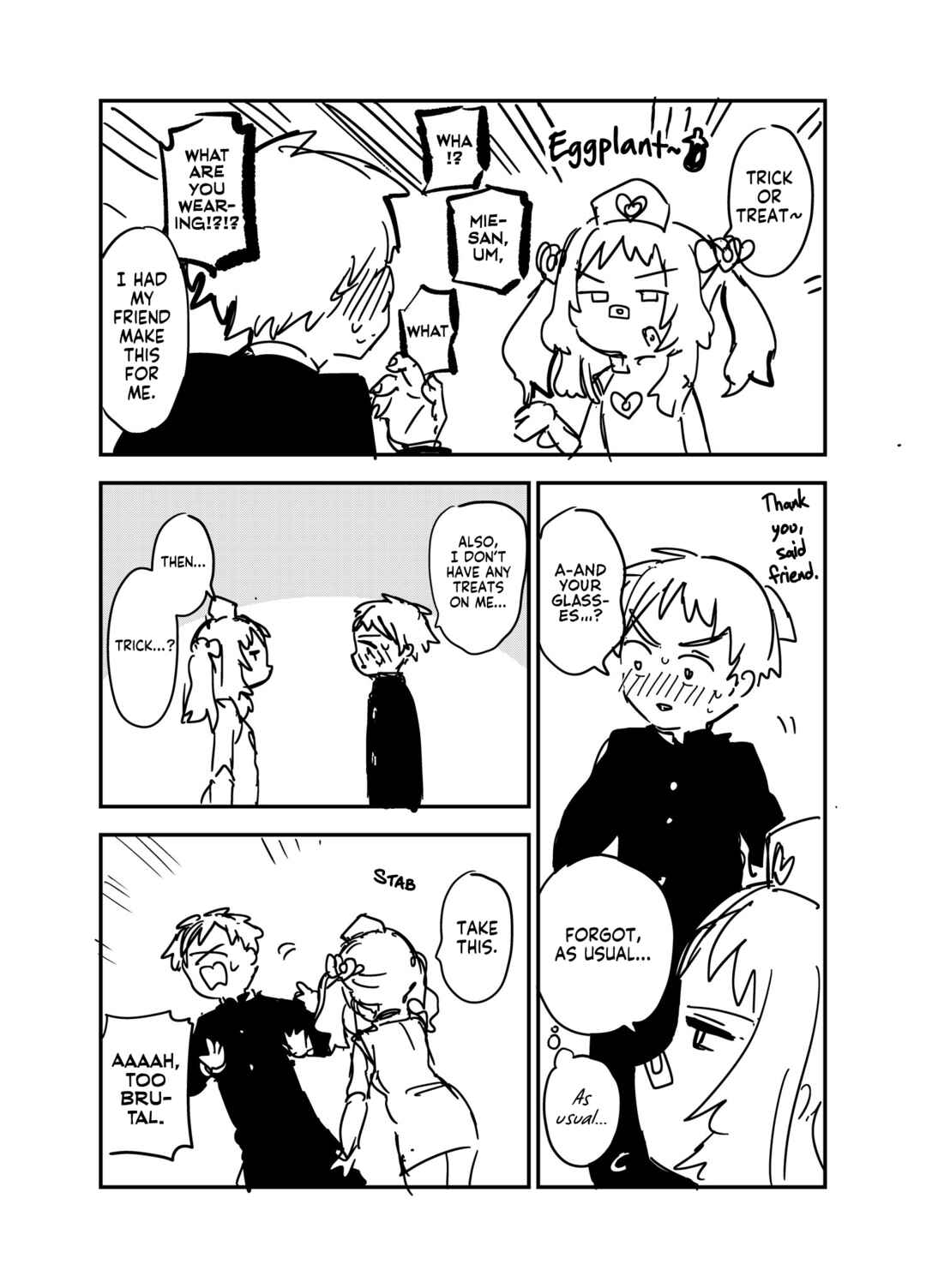 Page 1 Chapter 1 The Girl I Like Forgot Her Glasses - Twitter Side Stories