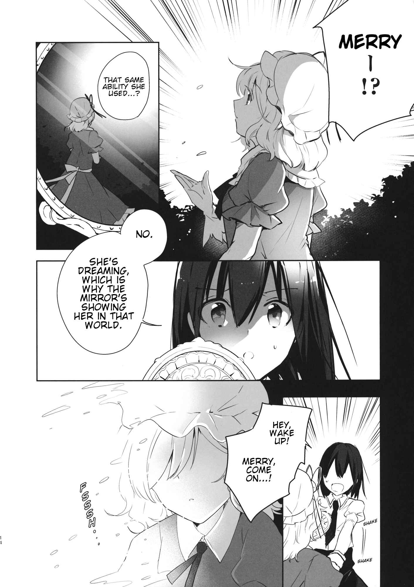 Page 13 Chapter Unknown_73b9 Touhou - Canaria wa Kagami no Naka (Doujinshi)