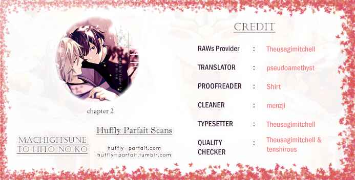 Page 1 Chapter 2 Machigitsune to Hito no Ko