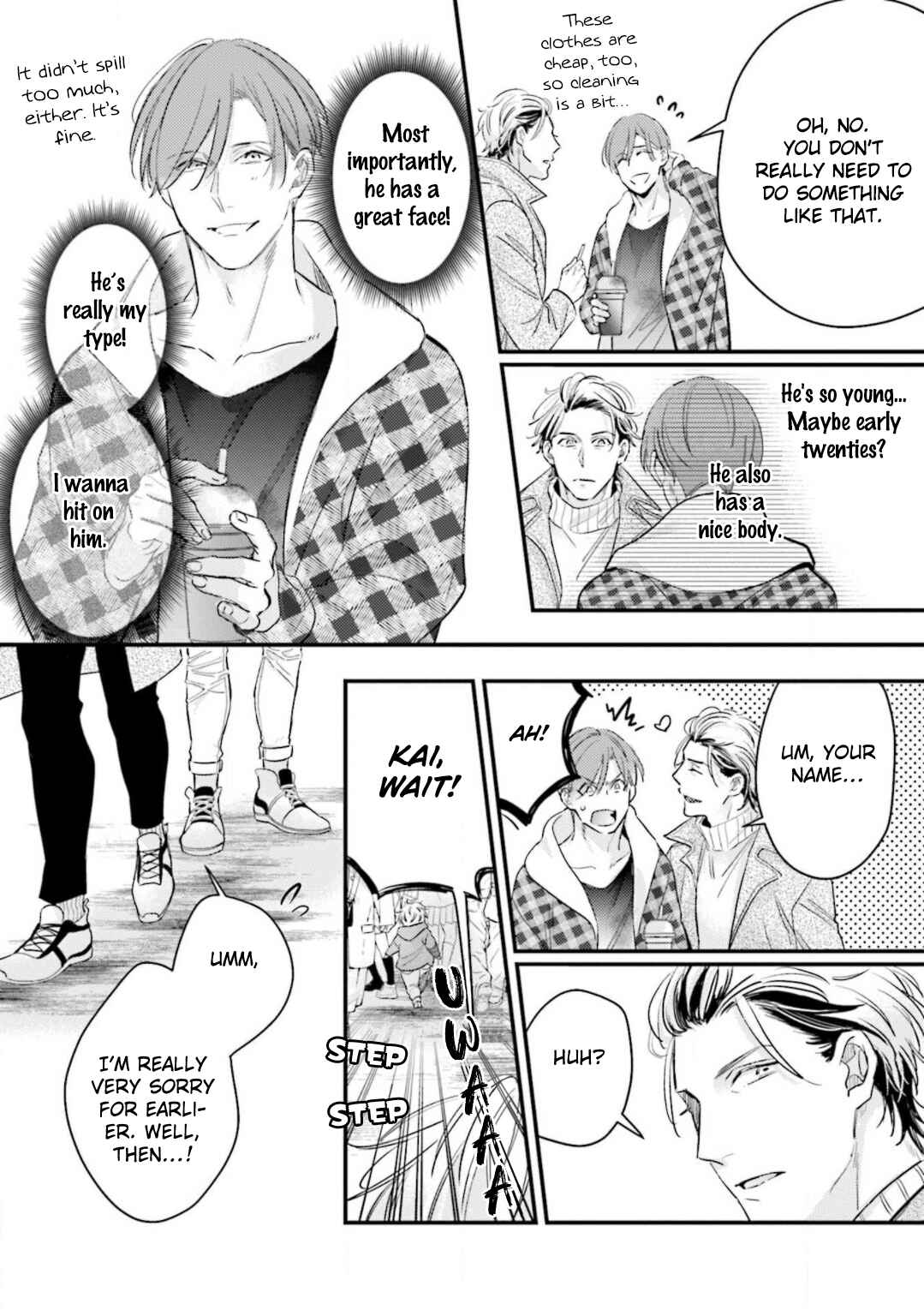 Page 12 Chapter 1 Mijukuna Papa wa Share House de Koi wo Shiru