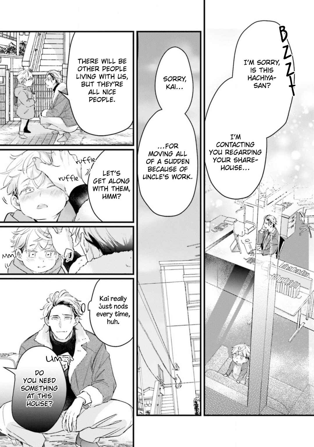 Page 18 Chapter 1 Mijukuna Papa wa Share House de Koi wo Shiru