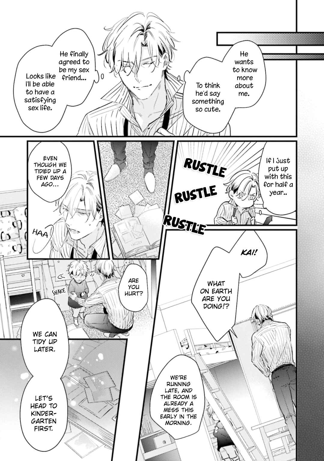 Page 19 Chapter 2 Mijukuna Papa wa Share House de Koi wo Shiru