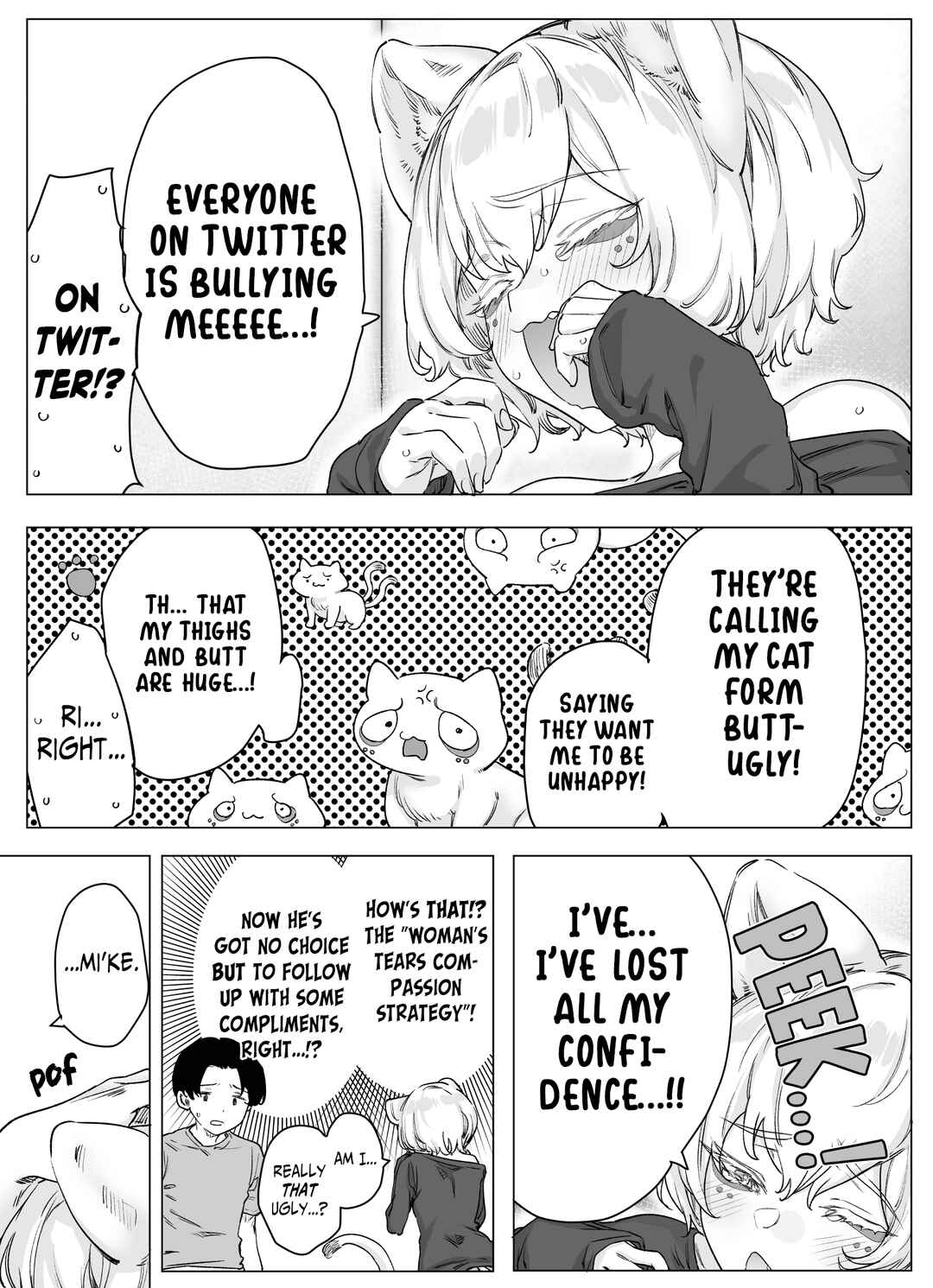 Page 3 Chapter 6 Even Though Shes the Losing Heroine, The Bakeneko-chan Remains Undaunted