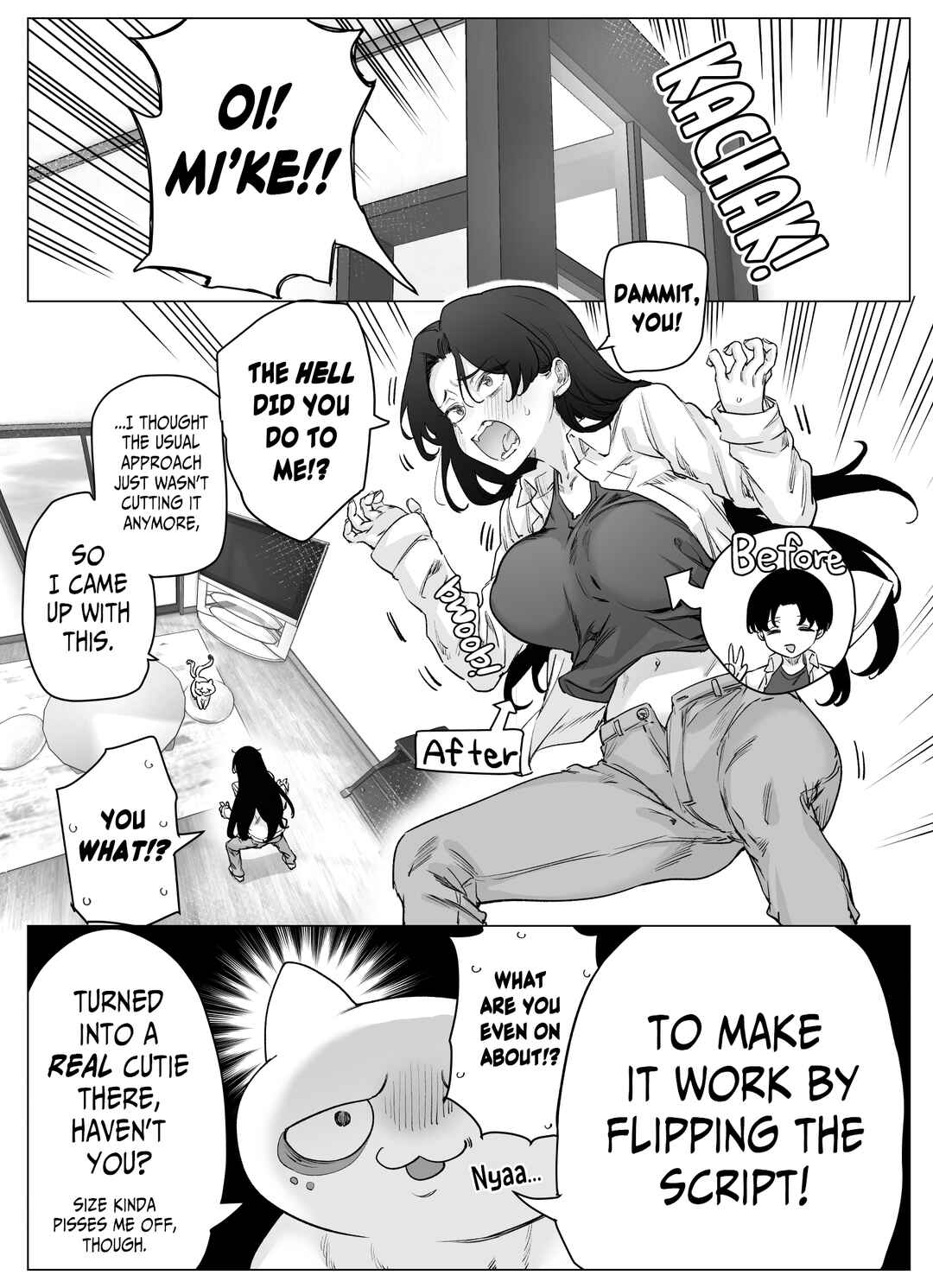 Page 1 Chapter 8 Even Though Shes the Losing Heroine, The Bakeneko-chan Remains Undaunted