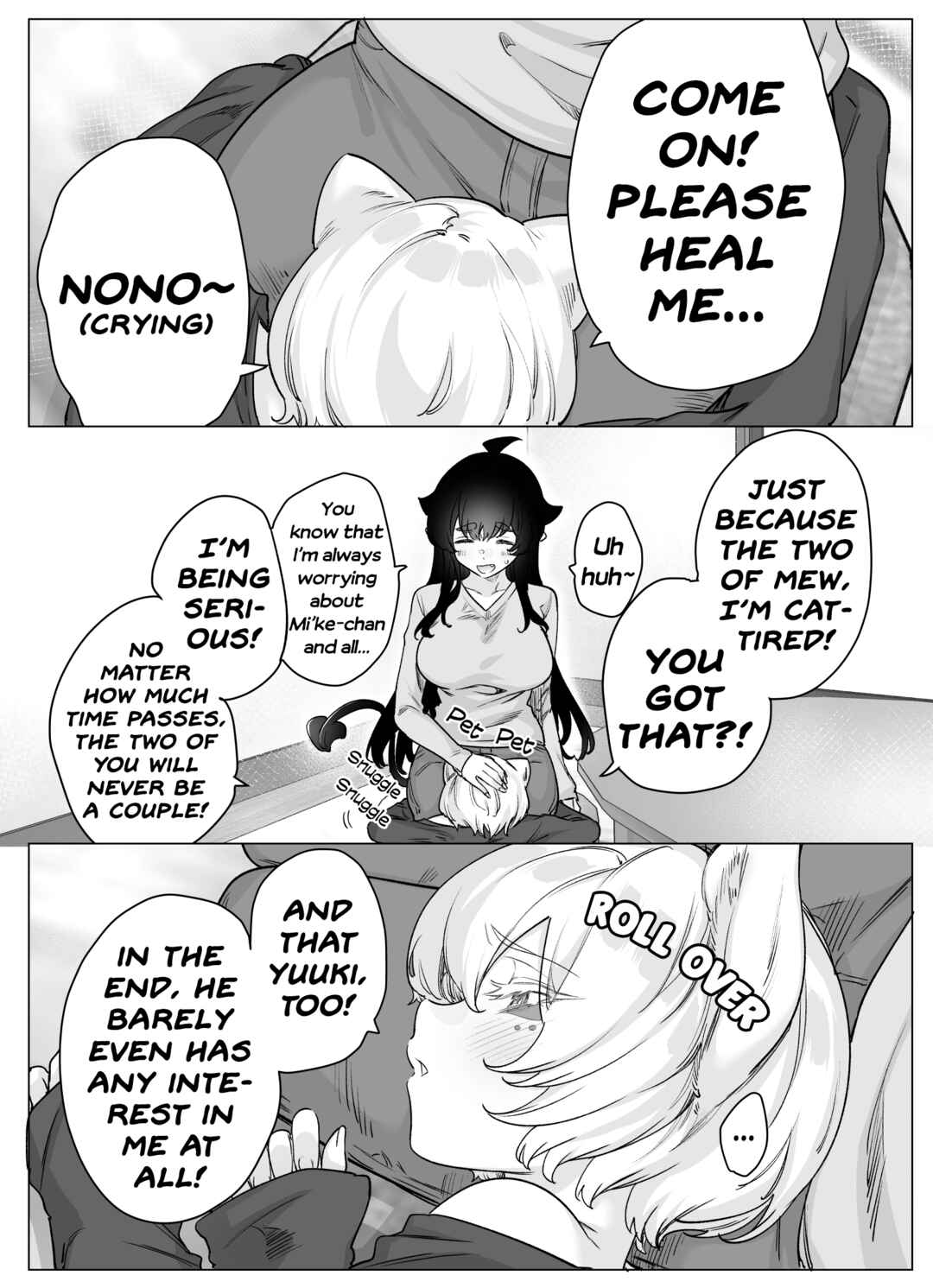 Page 1 Chapter 11 Even Though Shes the Losing Heroine, The Bakeneko-chan Remains Undaunted