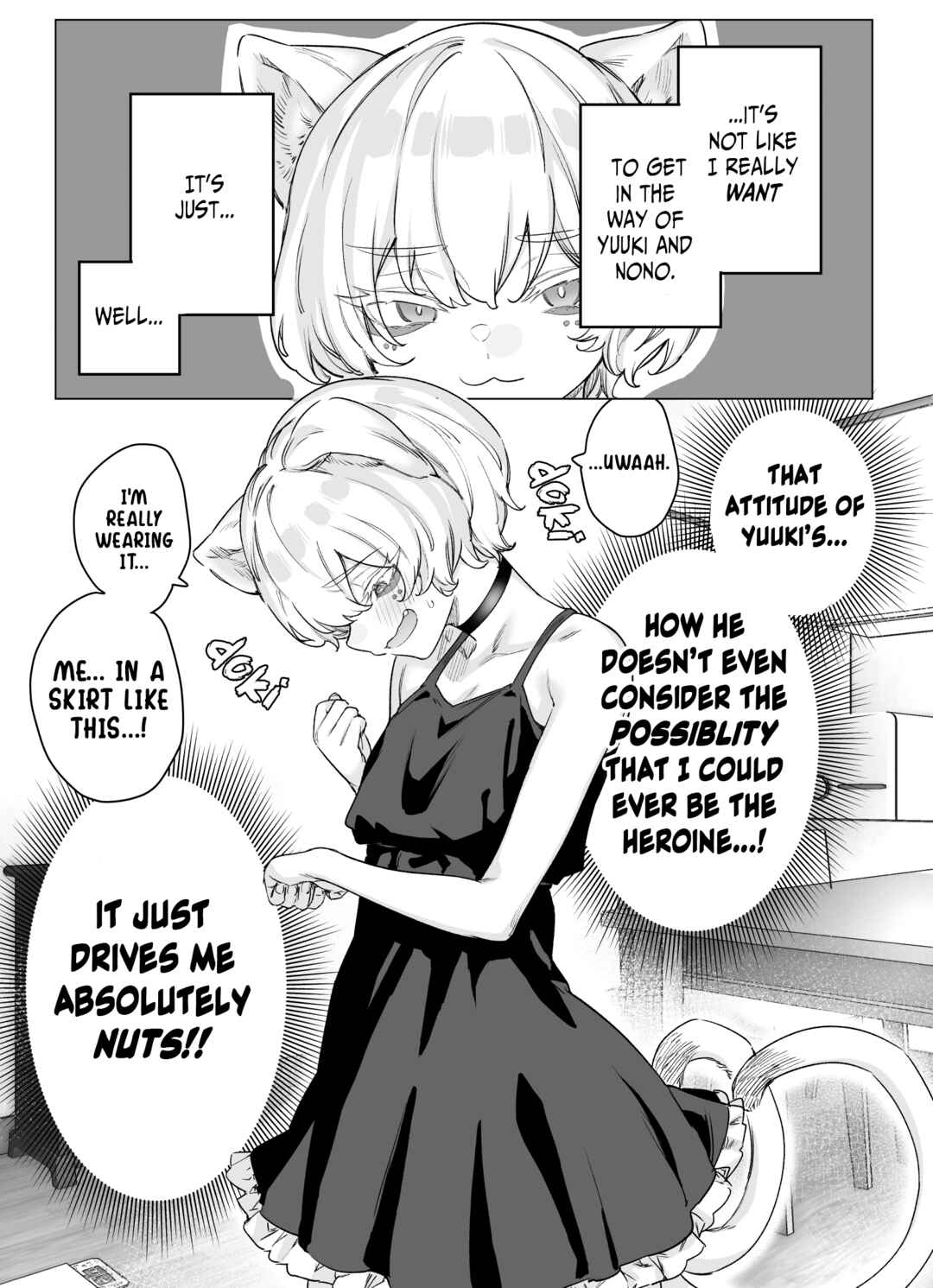 Page 1 Chapter 4 Even Though Shes the Losing Heroine, The Bakeneko-chan Remains Undaunted