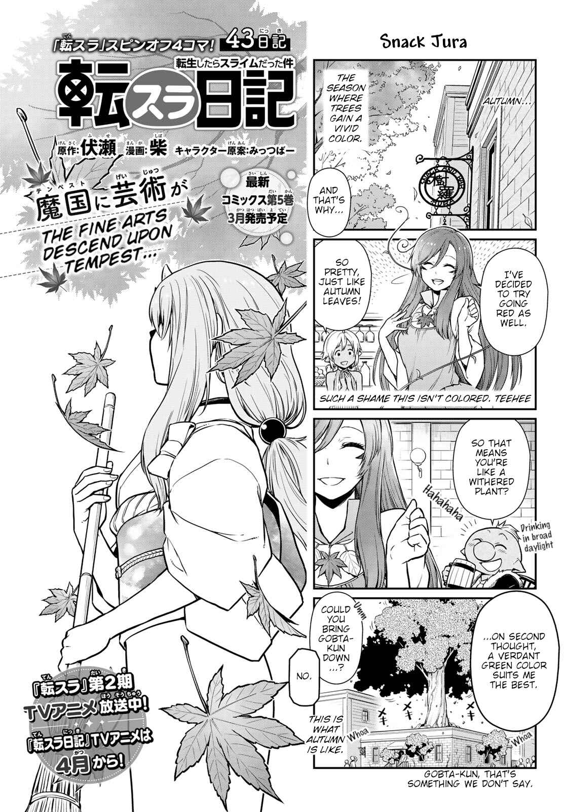 Page 1 Chapter 43 Tensura Nikki: Tensei Shitara Slime Datta Ken