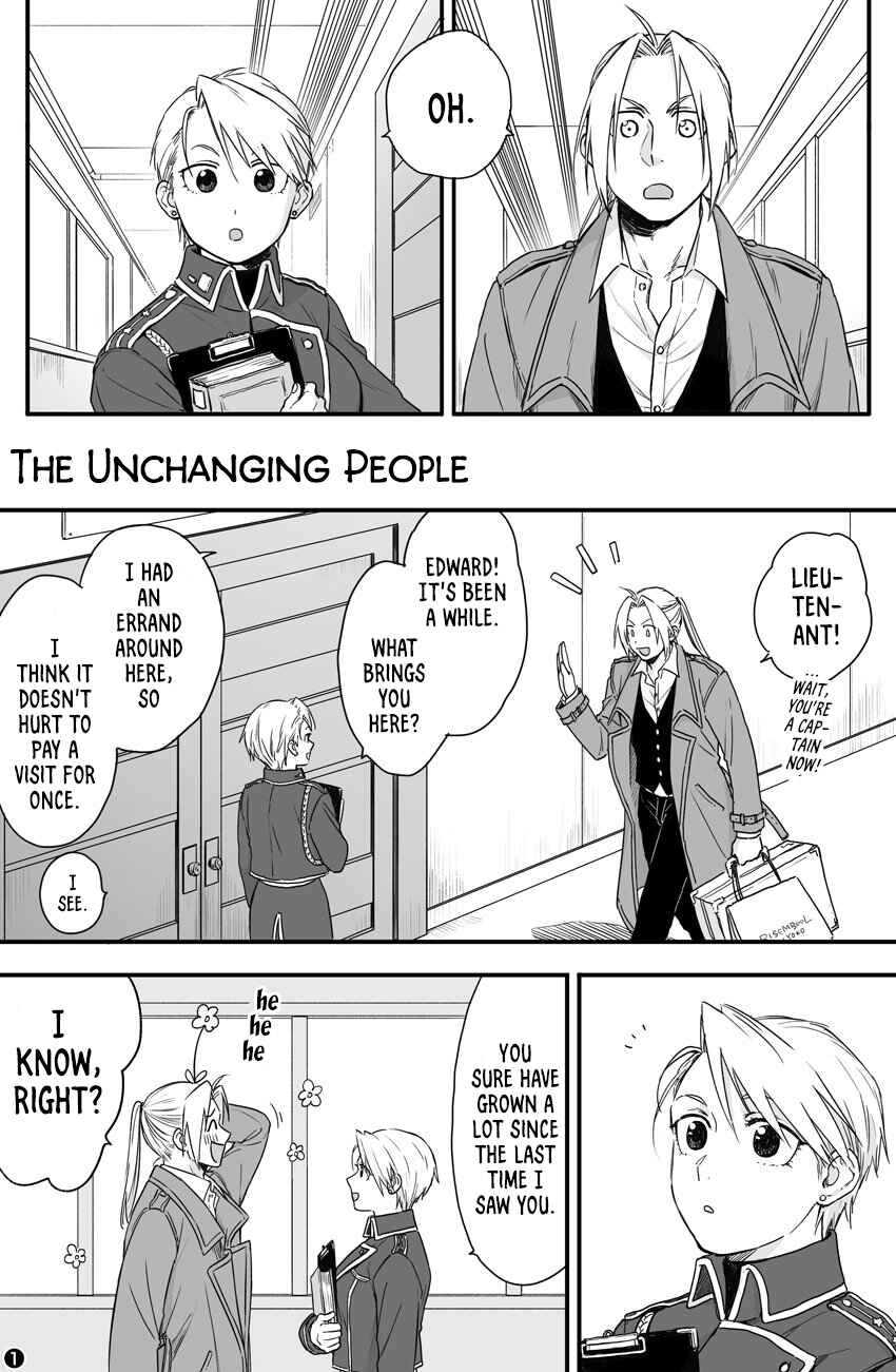 Page 1 Chapter Unknown_91e8 Fullmetal Alchemist - The Unchanging People (Doujinshi)