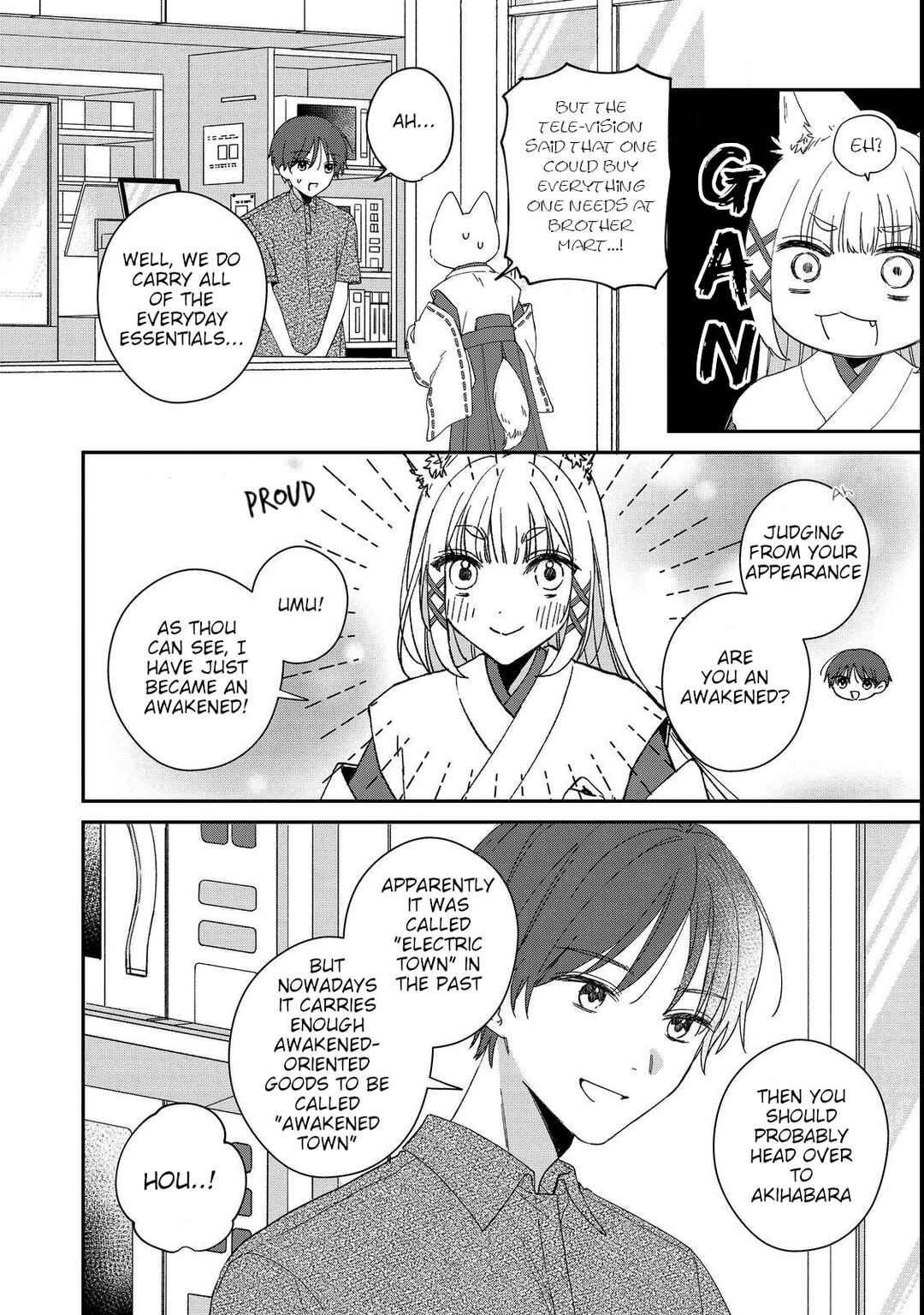 Page 21 Chapter 4 Okitsune-sama ni Onegai! ~Haison ni Nokotteta Kami-sama ga Fantasy-ka Shita Gendaishakai ni Hourikomaretara Saikyou Datta~