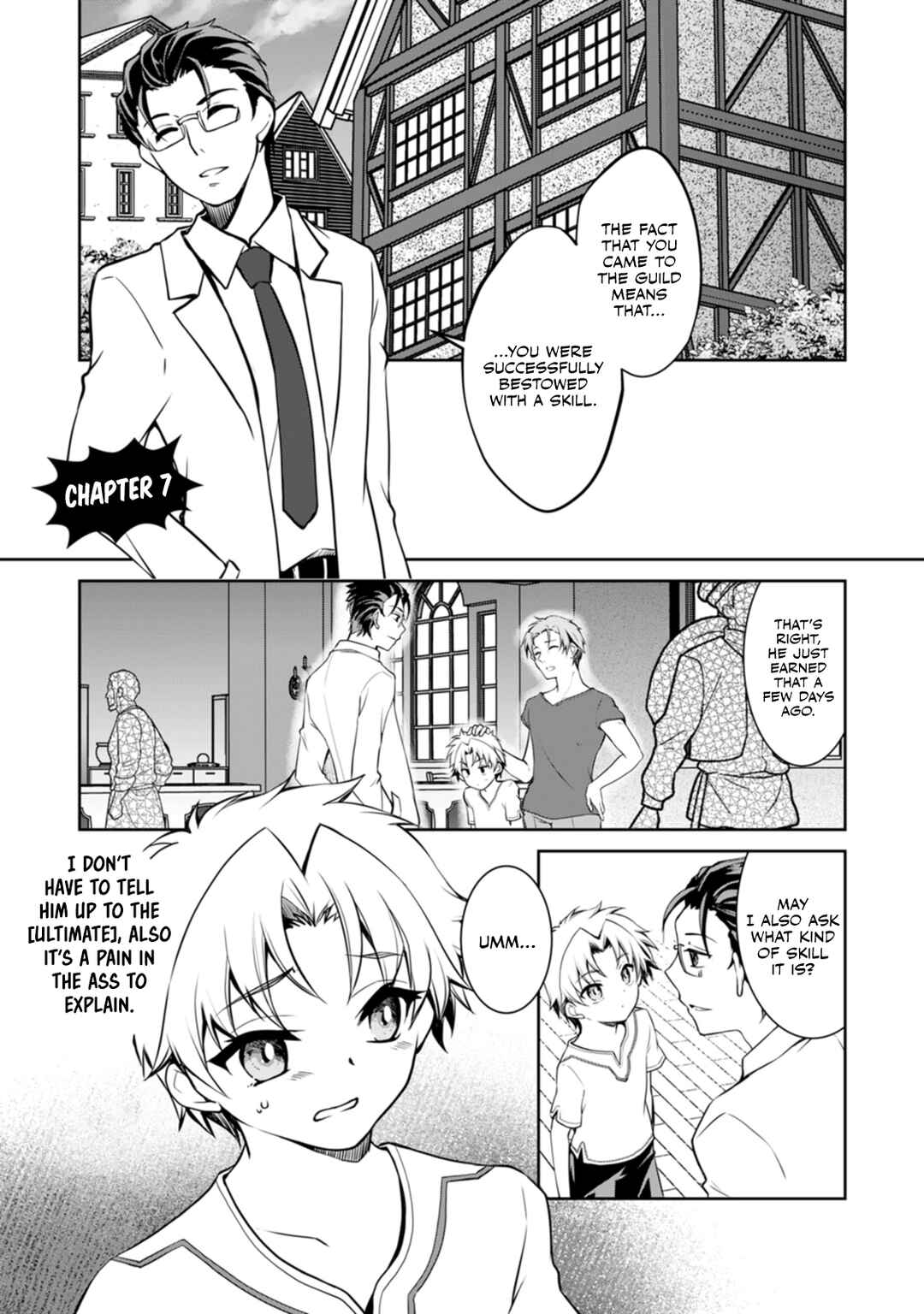 Page 2 Chapter 7 Botsuraku Kizoku no Ore ga Hazure (?) Skill Cho Kiyo Binbo de Dai-Kenja to Yobareru made