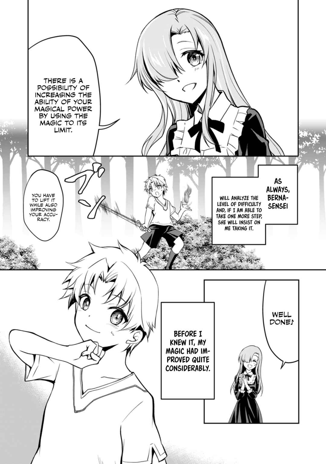 Page 12 Chapter 8 Botsuraku Kizoku no Ore ga Hazure (?) Skill Cho Kiyo Binbo de Dai-Kenja to Yobareru made