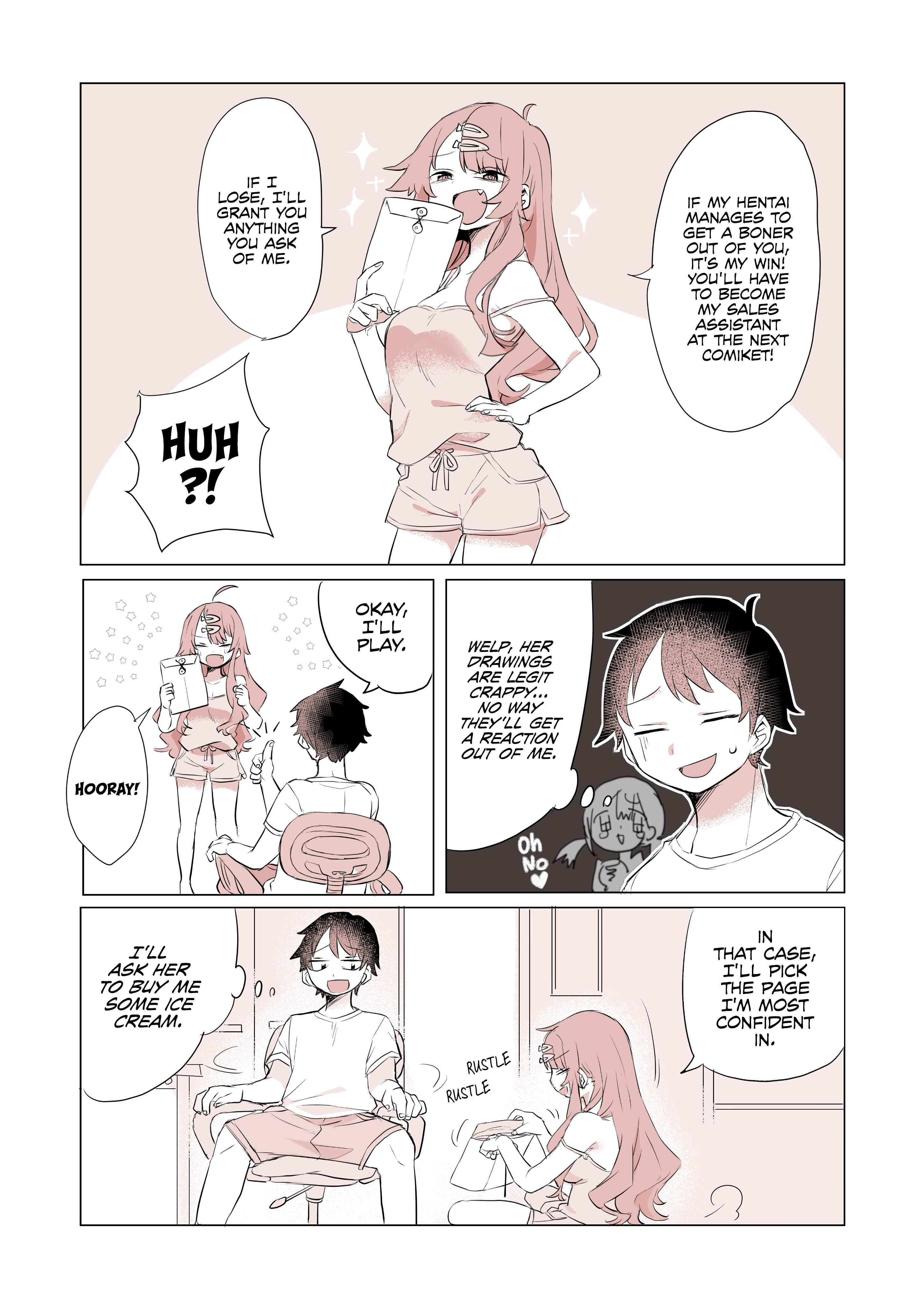 Page 3 Chapter Unknown_dc58 My Hentai Artist Childhood Friend is Troubling Me