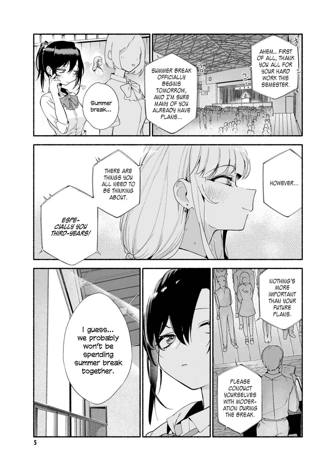 Page 3 Chapter 1 Aashi to Watashi. - Gal × Yuri Anthology