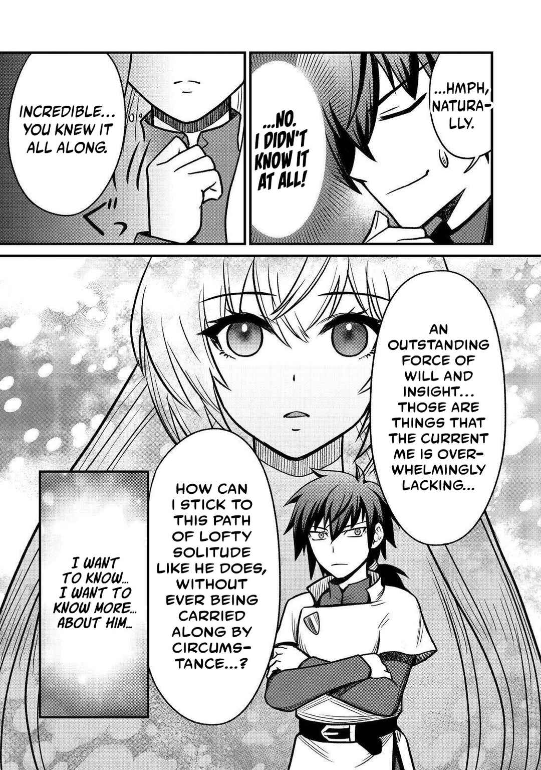 Page 18 Chapter 3 Jibun no koto o shujinkouda to shinjite yamanai fumidai ga, shujinkou o fumidai da to kanchigai shite, yuushou shite shimau o-hanashi desu