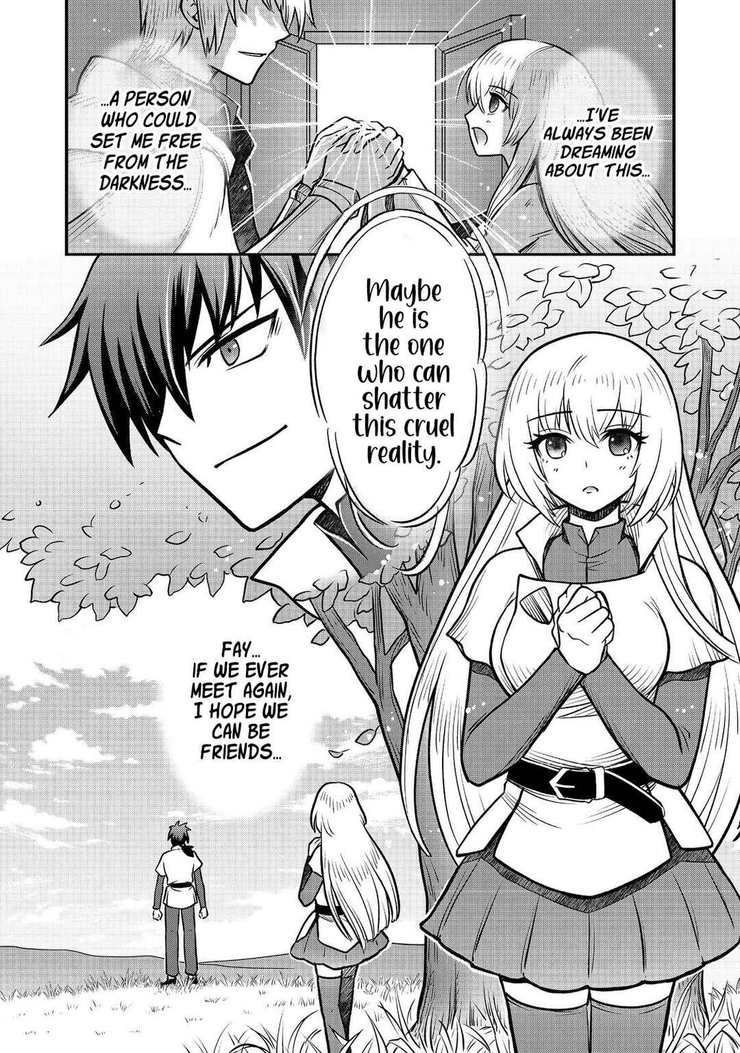 Page 24 Chapter 4 Jibun no koto o shujinkouda to shinjite yamanai fumidai ga, shujinkou o fumidai da to kanchigai shite, yuushou shite shimau o-hanashi desu