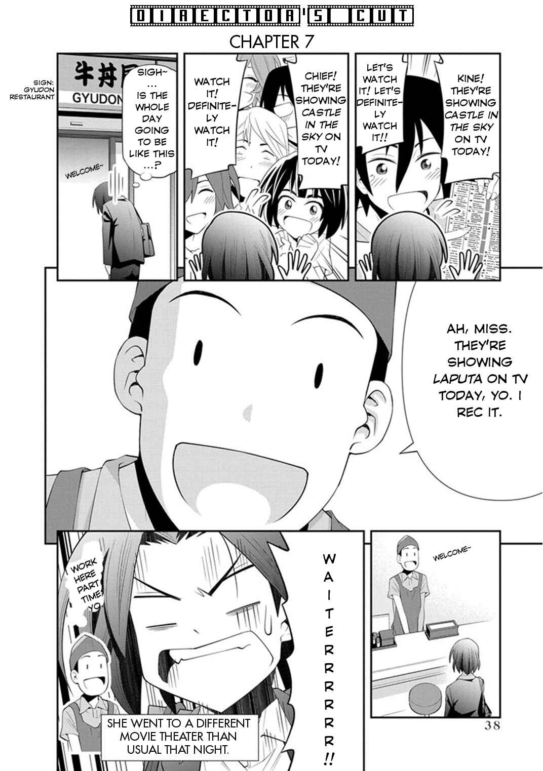 Page 38 Chapter 7 Kine-san no 1-ri de Cinema