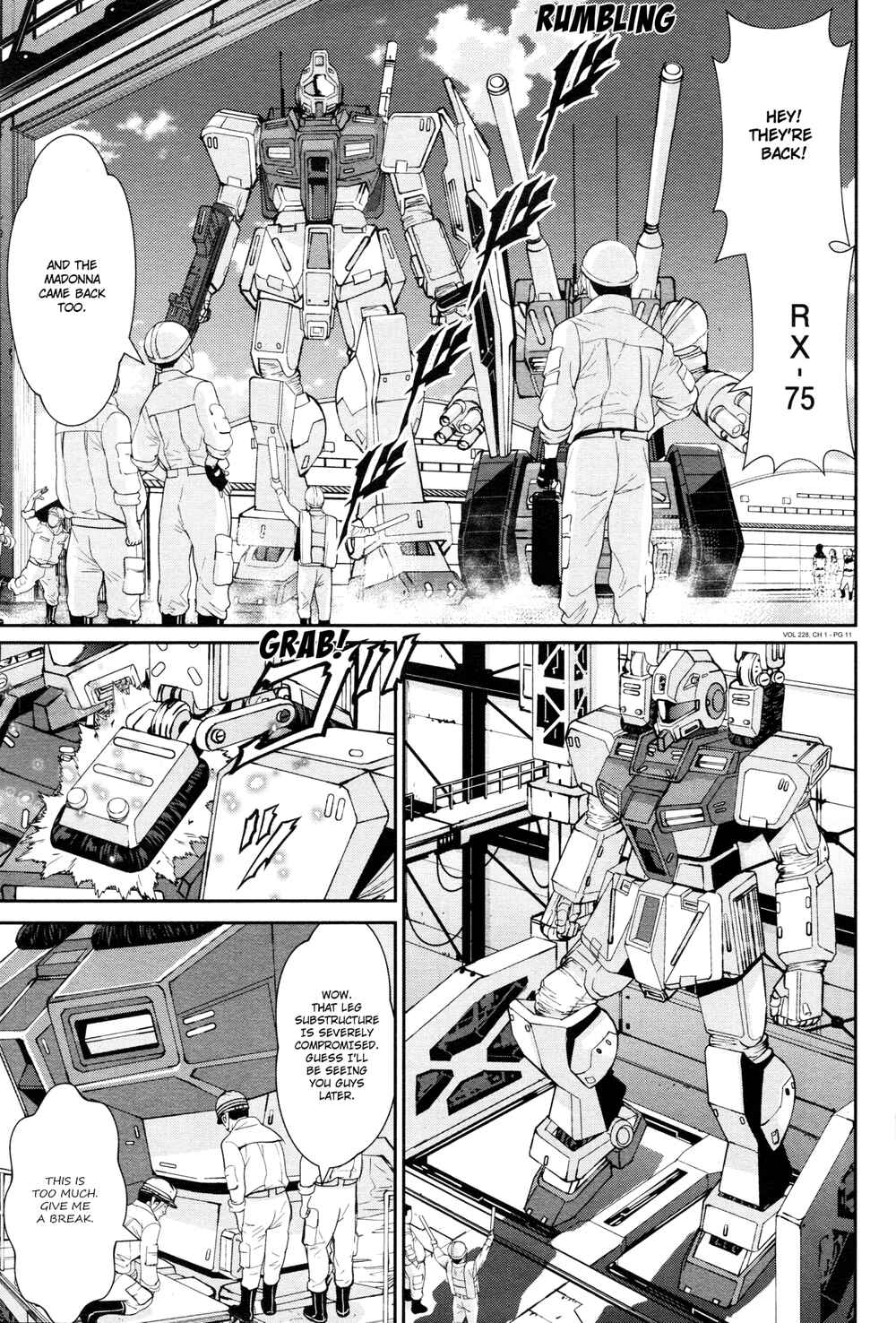 Page 9 Chapter 1 Mobile Suit Gundam 0080 - War in the Pocket (TAMAKOSHI Hiroyuki)