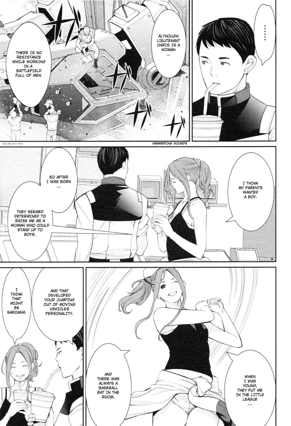 Page 5 Chapter 4 Mobile Suit Gundam 0080 - War in the Pocket (TAMAKOSHI Hiroyuki)