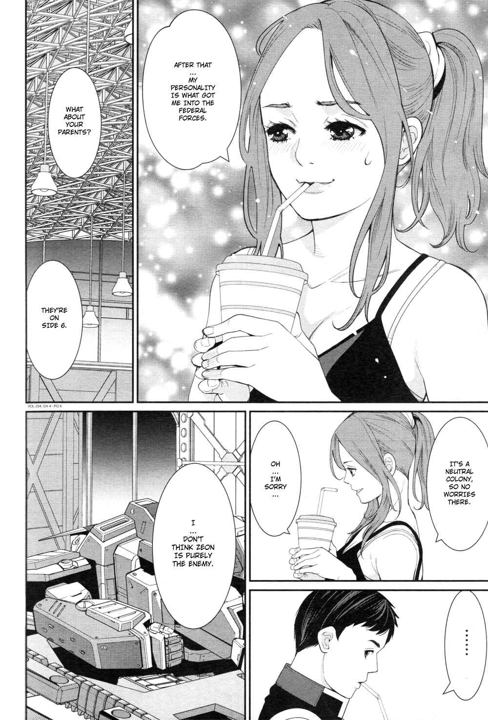 Page 6 Chapter 4 Mobile Suit Gundam 0080 - War in the Pocket (TAMAKOSHI Hiroyuki)