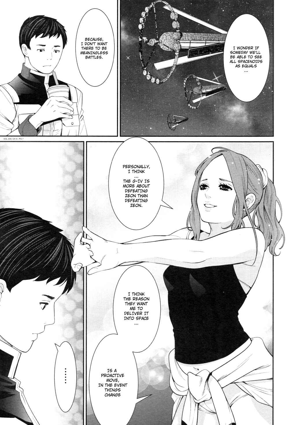 Page 7 Chapter 4 Mobile Suit Gundam 0080 - War in the Pocket (TAMAKOSHI Hiroyuki)