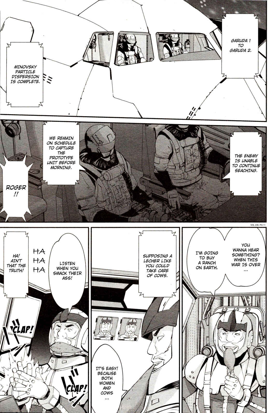 Page 10 Chapter 6 Mobile Suit Gundam 0080 - War in the Pocket (TAMAKOSHI Hiroyuki)