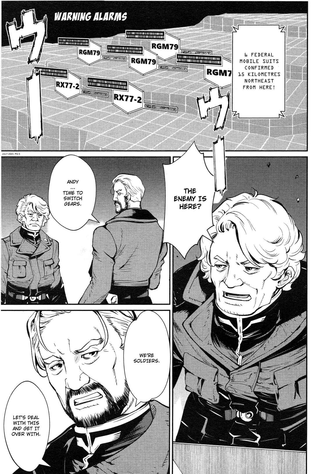 Page 4 Chapter 11 Mobile Suit Gundam 0080 - War in the Pocket (TAMAKOSHI Hiroyuki)