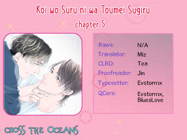 Page 36 Chapter 5 Koi wo Suru ni wa Toumei Sugiru