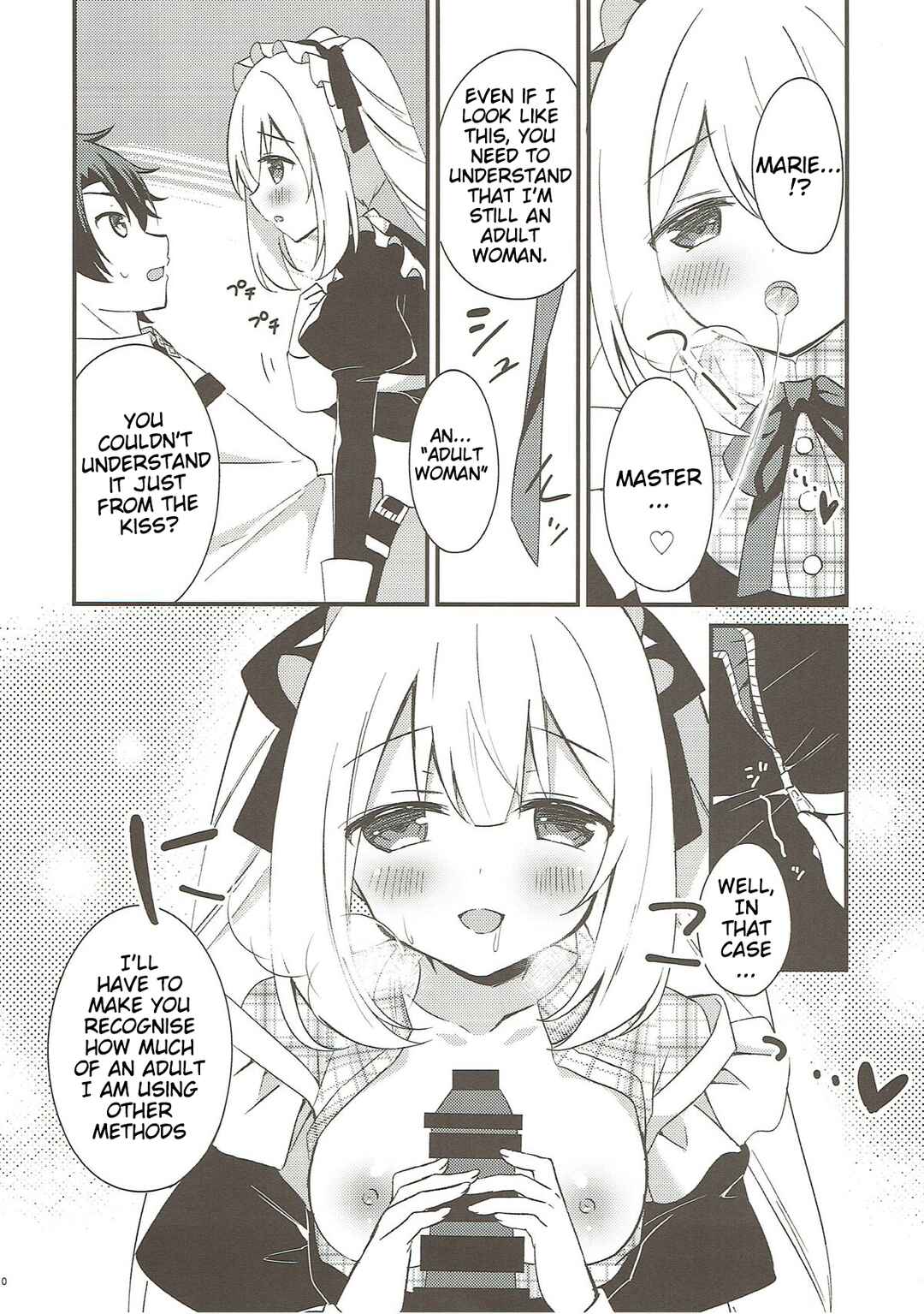 Page 8 Chapter Unknown_b17d Fate/Grand Order - Marie ni Yasashiku Shite Kudasai ne? (Doujinshi)