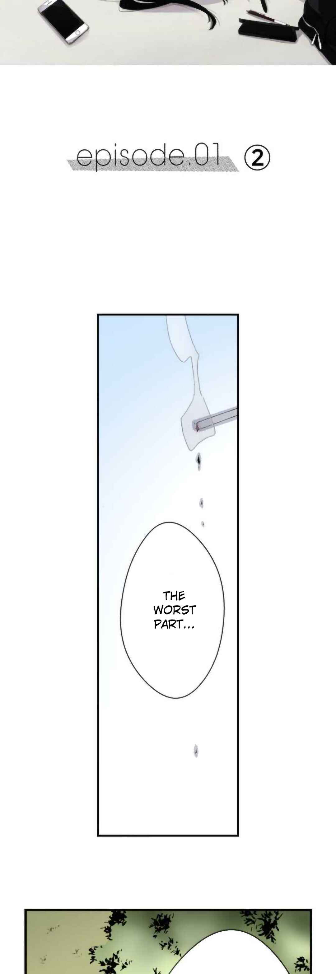 Page 2 Chapter 1.2 Tsuiraku JK to Haijin Kyoushi (Webtoon)