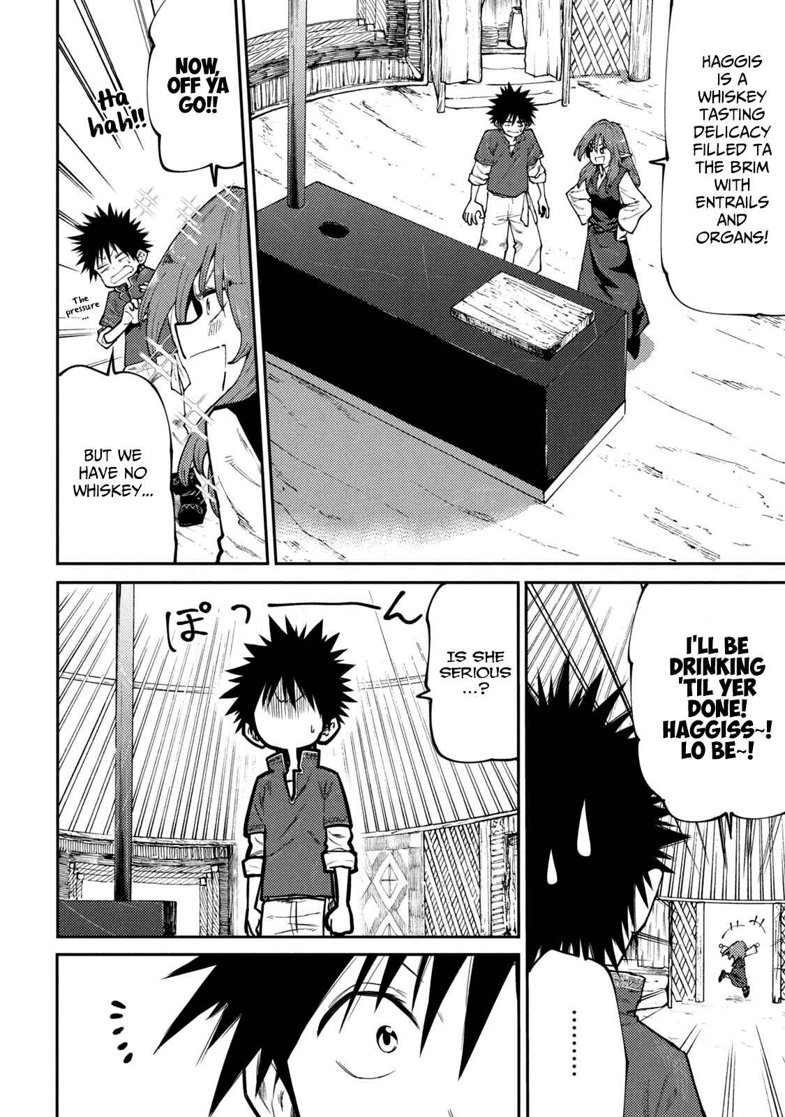 Page 14 Chapter 44 Mazumeshi Elf to Yuuboku gurashi
