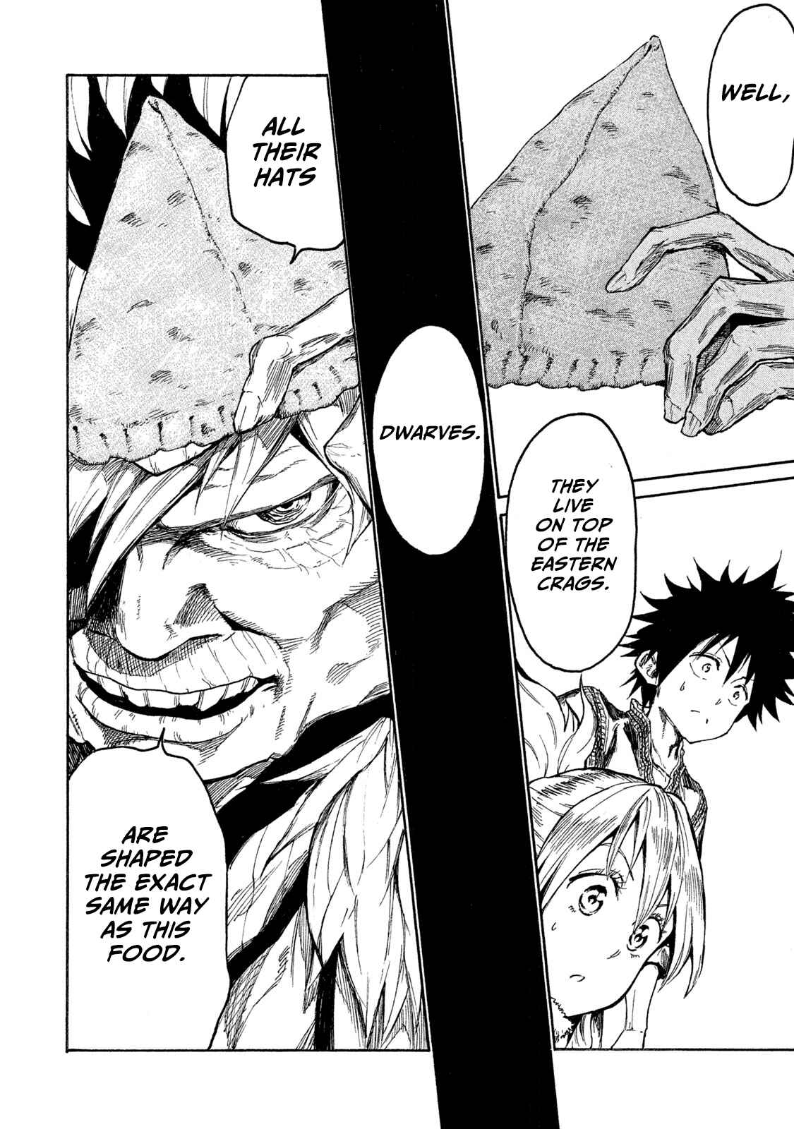 Page 32 Chapter 11 Mazumeshi Elf to Yuuboku gurashi