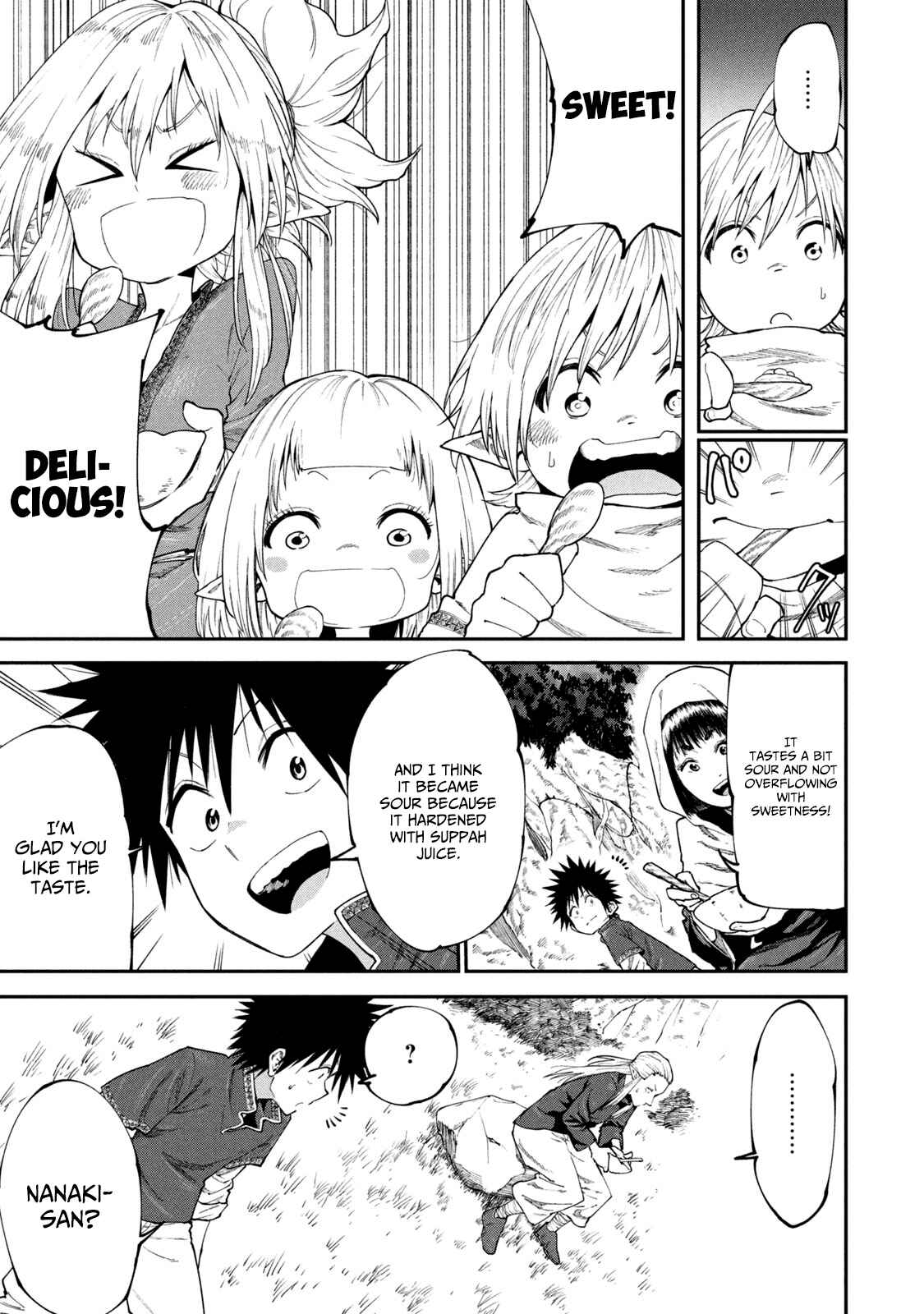 Page 19 Chapter 46 Mazumeshi Elf to Yuuboku gurashi