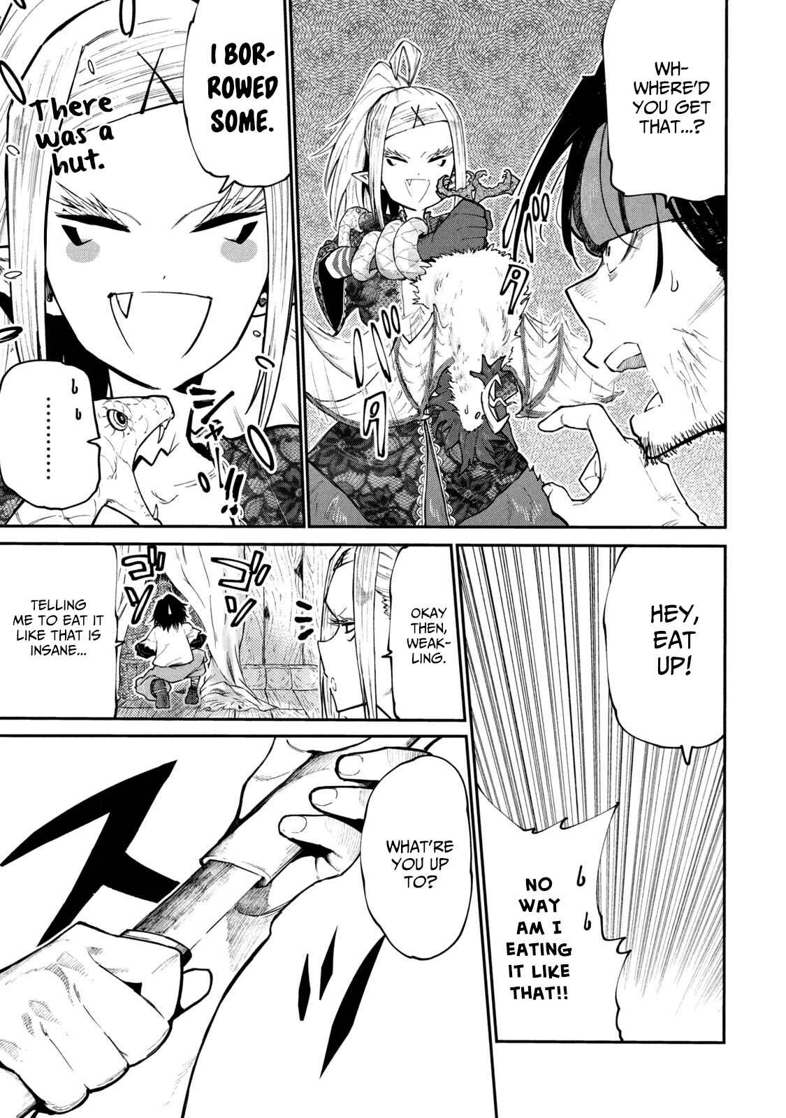 Page 16 Chapter 40 Mazumeshi Elf to Yuuboku gurashi