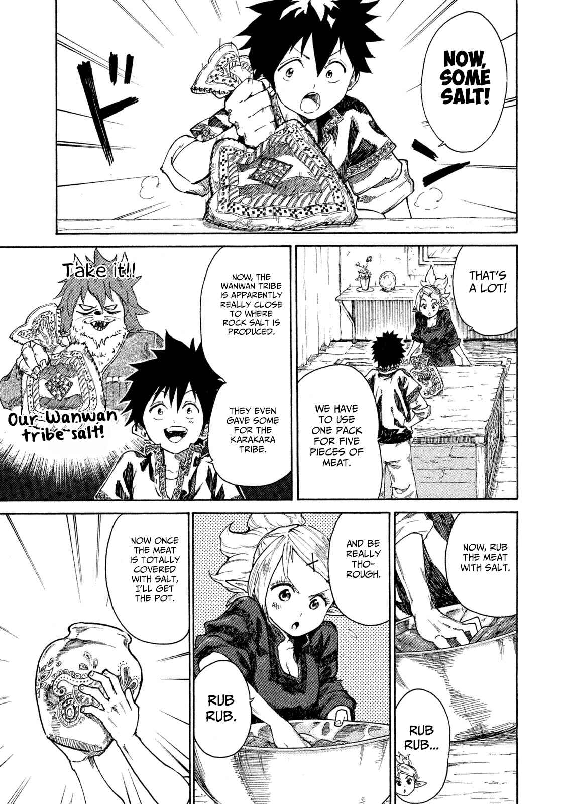 Page 10 Chapter 7 Mazumeshi Elf to Yuuboku gurashi