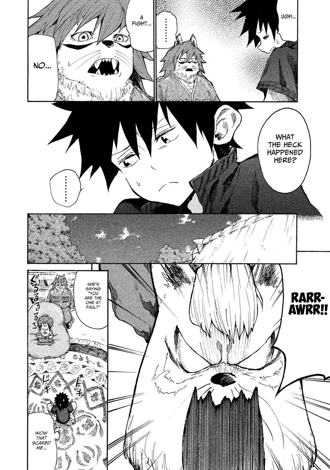 Page 27 Chapter 7 Mazumeshi Elf to Yuuboku gurashi