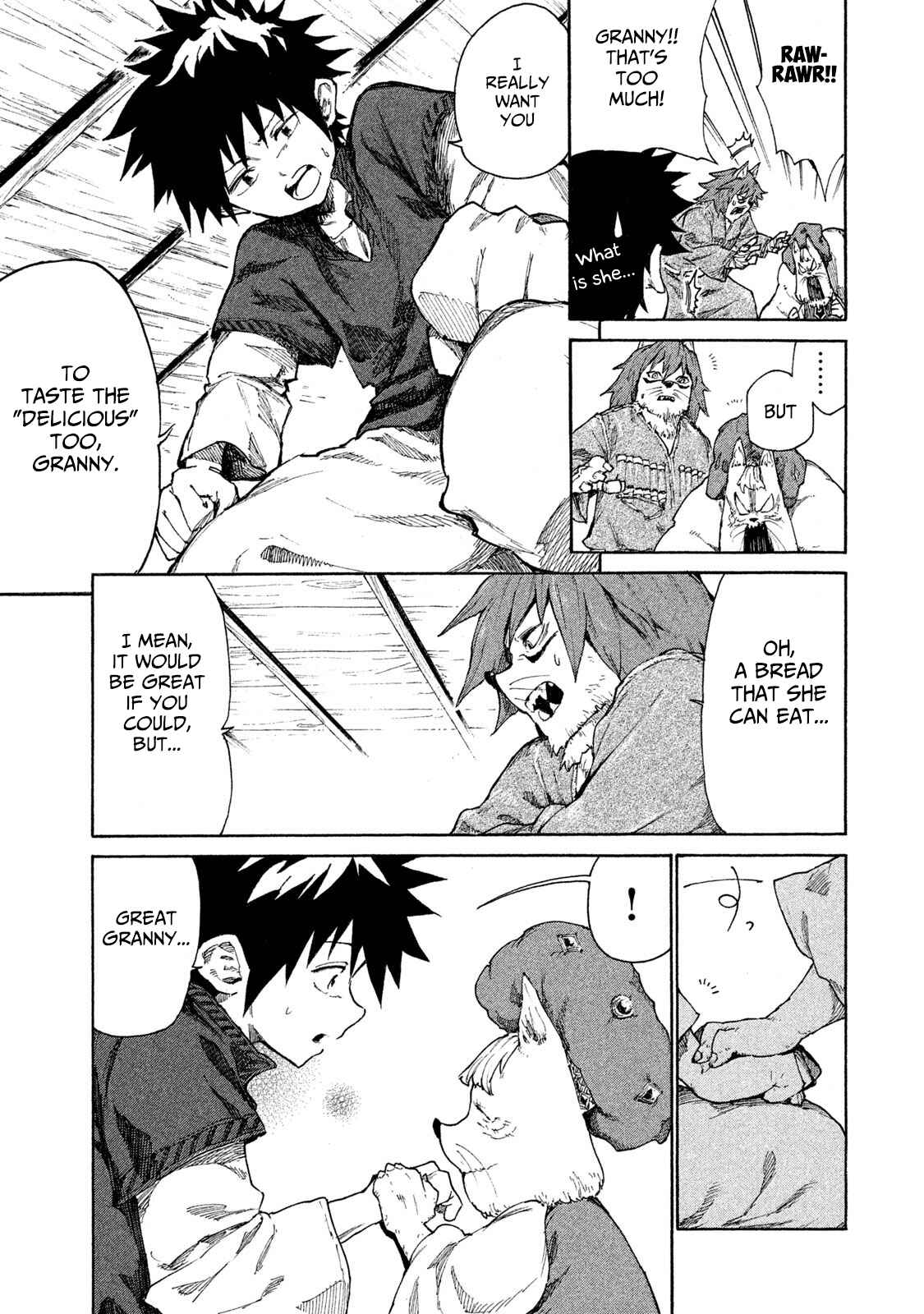 Page 28 Chapter 7 Mazumeshi Elf to Yuuboku gurashi