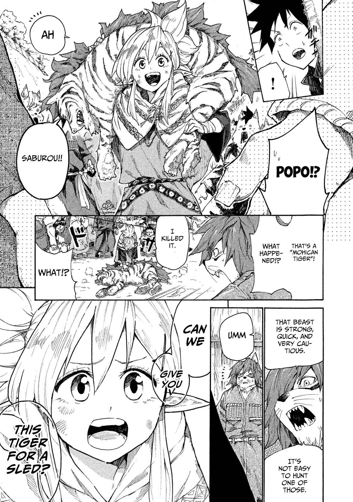 Page 30 Chapter 7 Mazumeshi Elf to Yuuboku gurashi