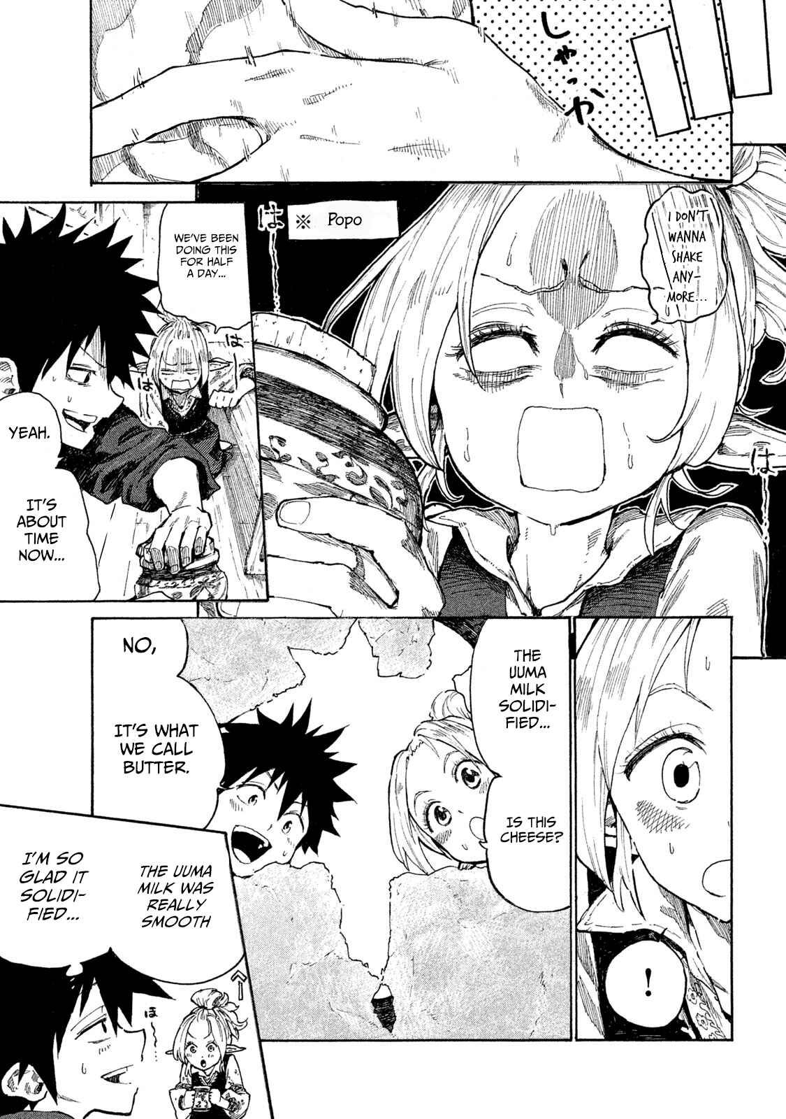 Page 36 Chapter 7 Mazumeshi Elf to Yuuboku gurashi