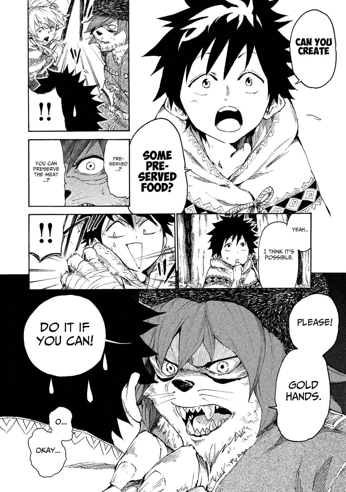 Page 7 Chapter 7 Mazumeshi Elf to Yuuboku gurashi