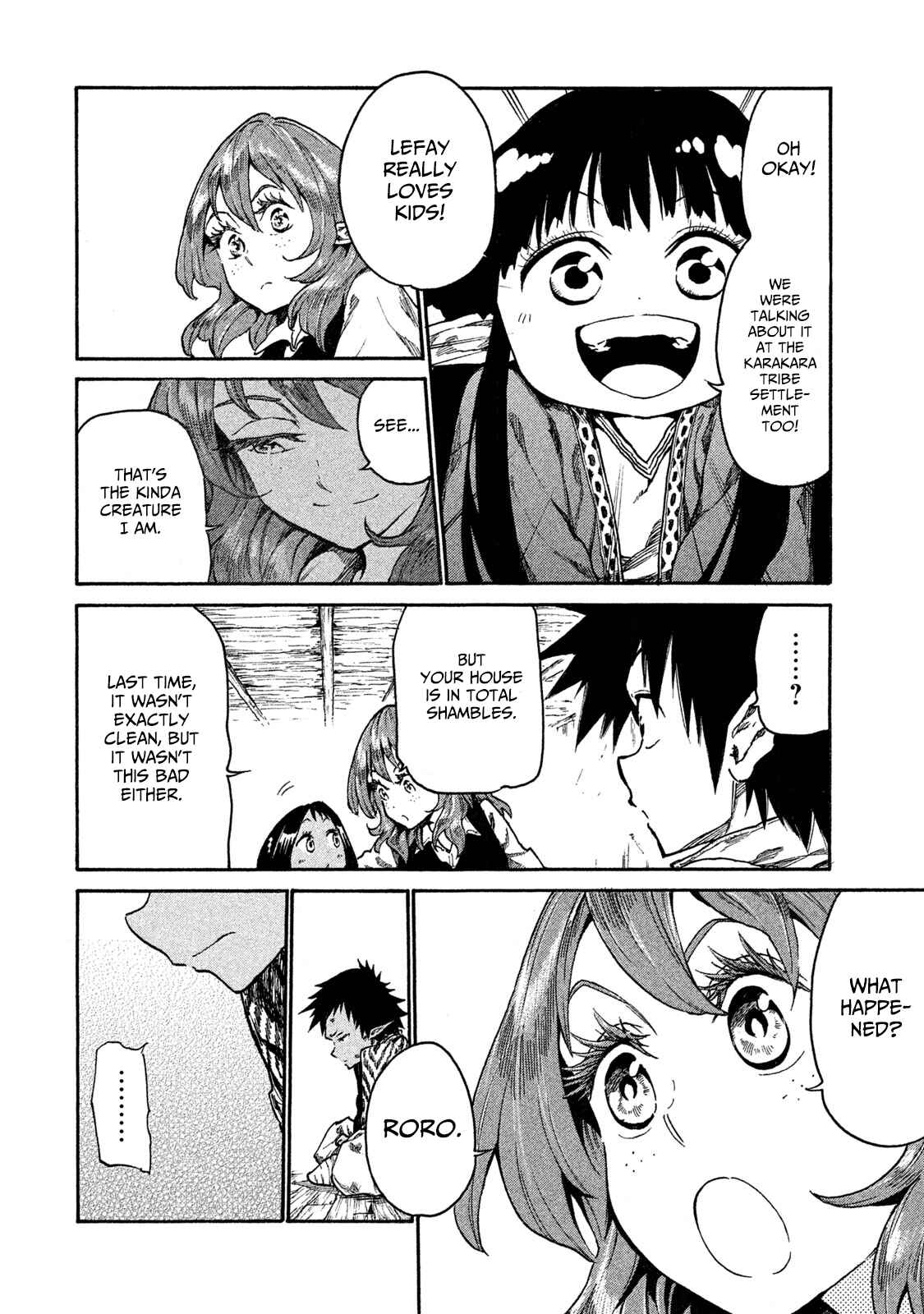 Page 10 Chapter 13 Mazumeshi Elf to Yuuboku gurashi
