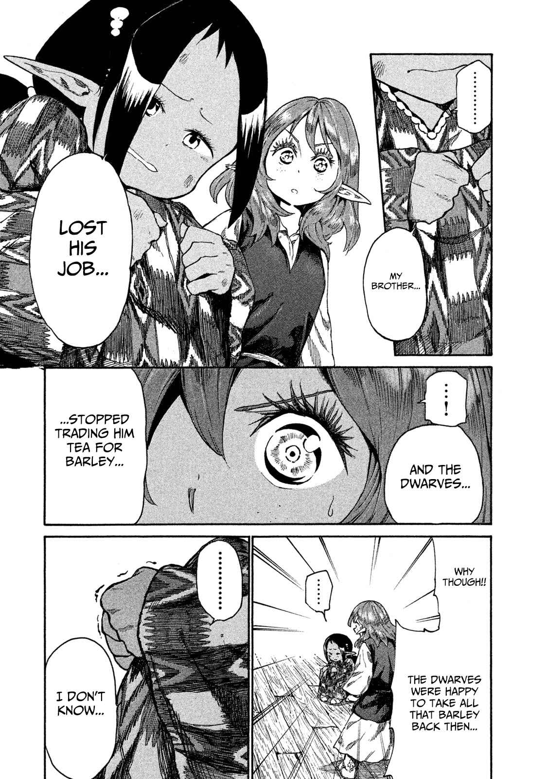Page 12 Chapter 13 Mazumeshi Elf to Yuuboku gurashi