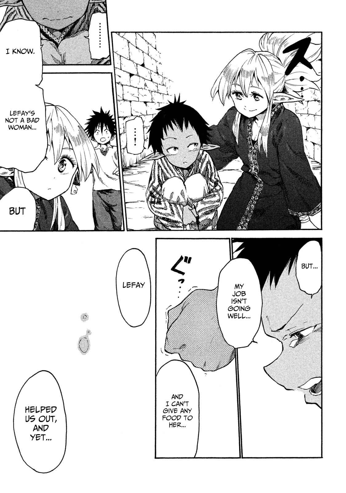 Page 15 Chapter 13 Mazumeshi Elf to Yuuboku gurashi