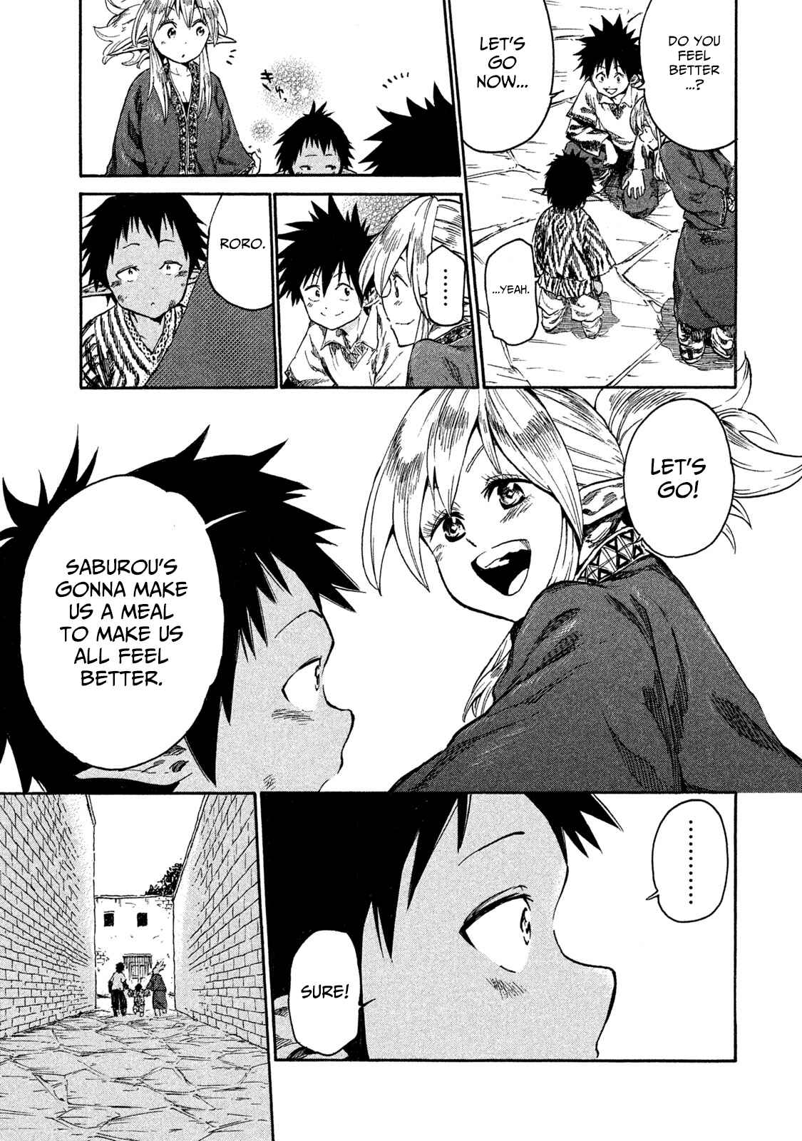 Page 17 Chapter 13 Mazumeshi Elf to Yuuboku gurashi
