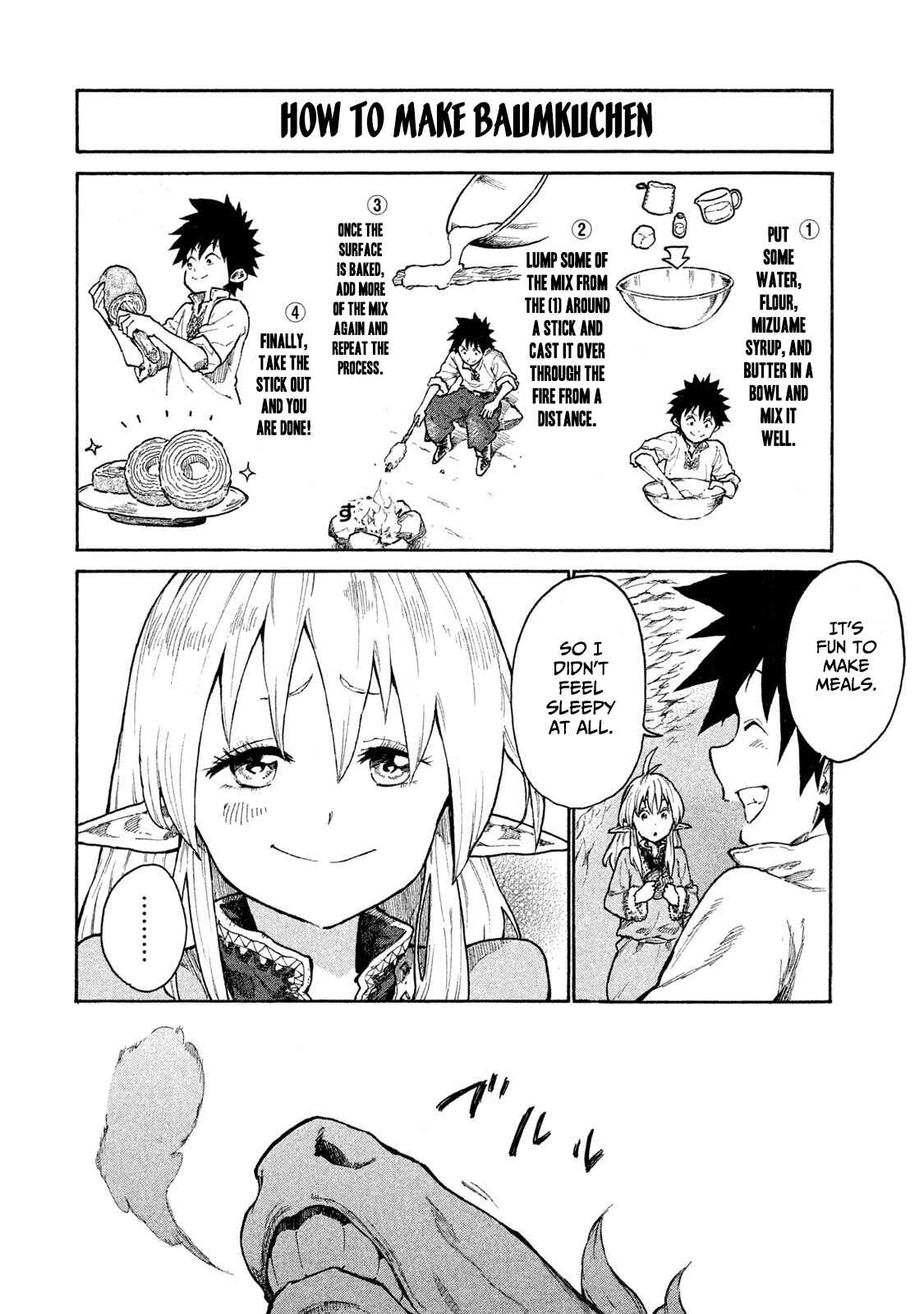 Page 20 Chapter 9 Mazumeshi Elf to Yuuboku gurashi