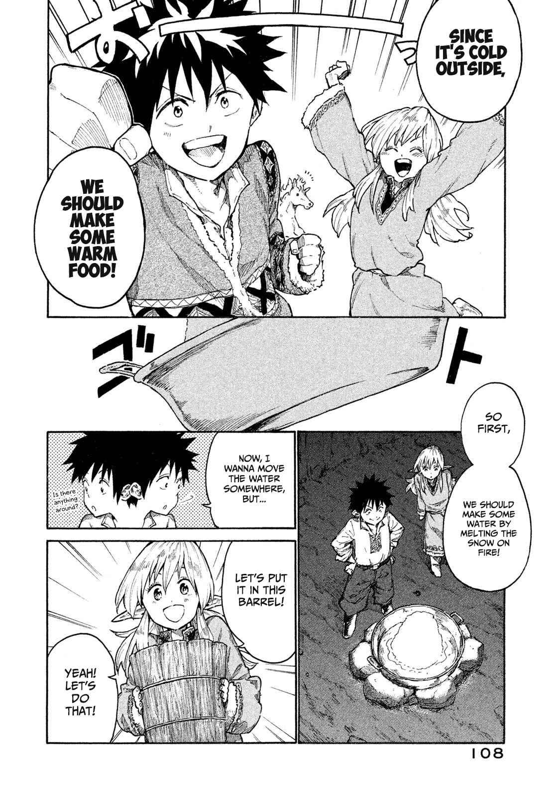 Page 8 Chapter 9 Mazumeshi Elf to Yuuboku gurashi
