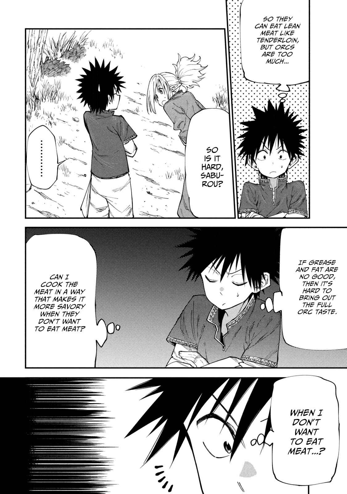 Page 12 Chapter 49 Mazumeshi Elf to Yuuboku gurashi