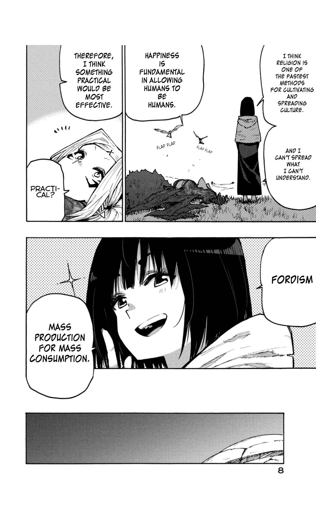 Page 6 Chapter 68 Mazumeshi Elf to Yuuboku gurashi